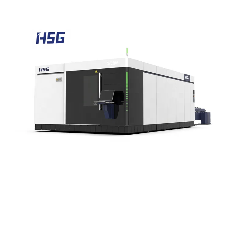 Sheet HSG Fiber Laser Cutting Machine Super Power Metal 15000W HSG Control System 3000*1500mm Cutting Area General Dwg 0.03mm