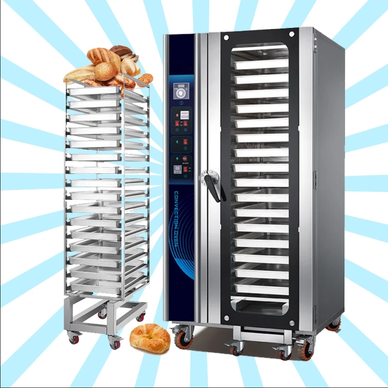 12 лотков horno electrico para panaderia высокопроизводительная газовая конвекционная печь с циркуляцией горячего воздуха троллейбусом для торта