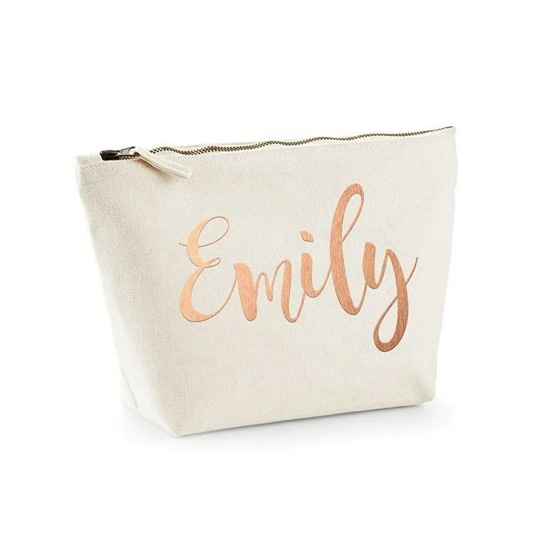 2020 Hot Custom Rose Gold Gift Cosmetic Bags