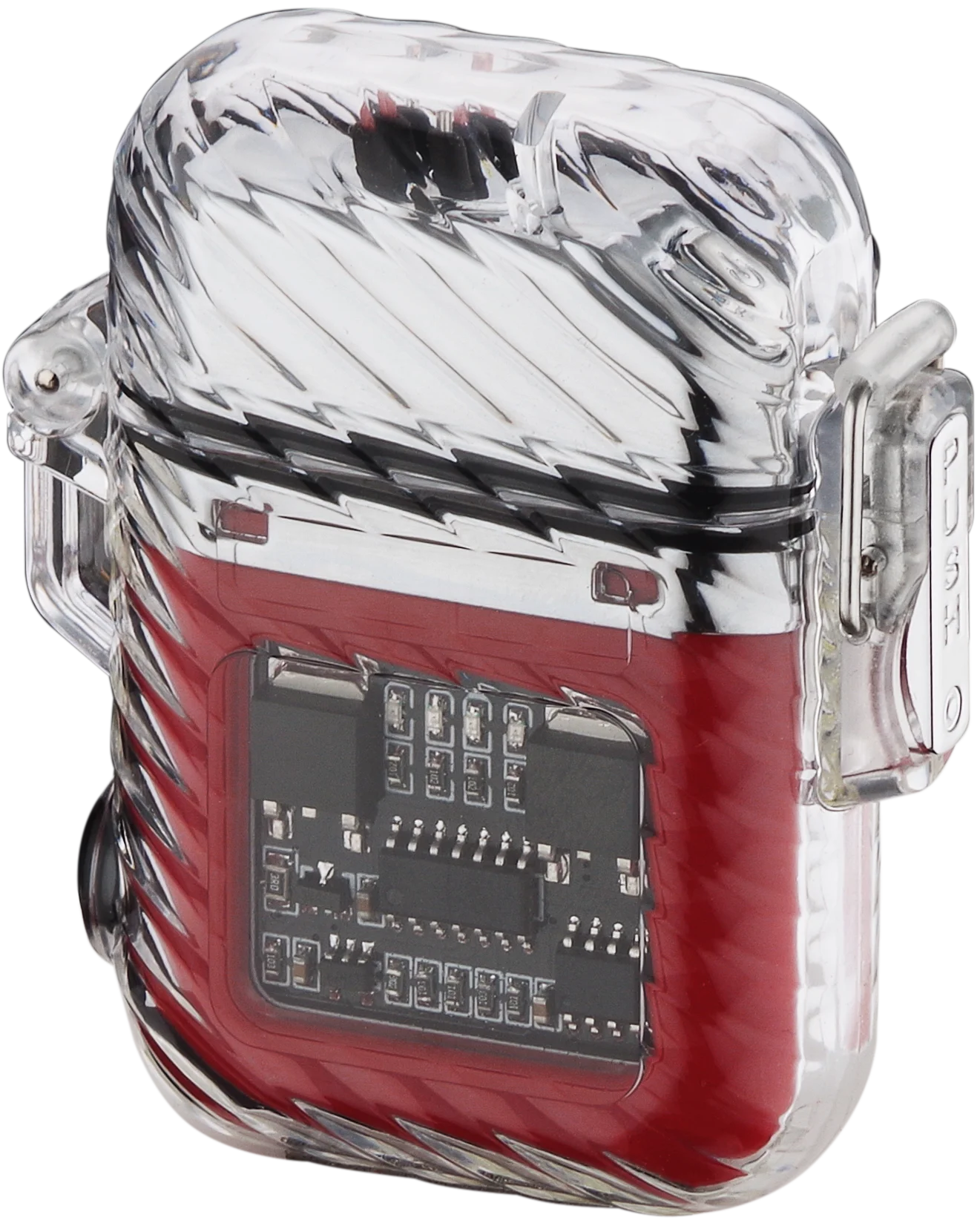 New design Mecha style rotary gyroscope+windproof double arc lighter with LED Battery Indicator