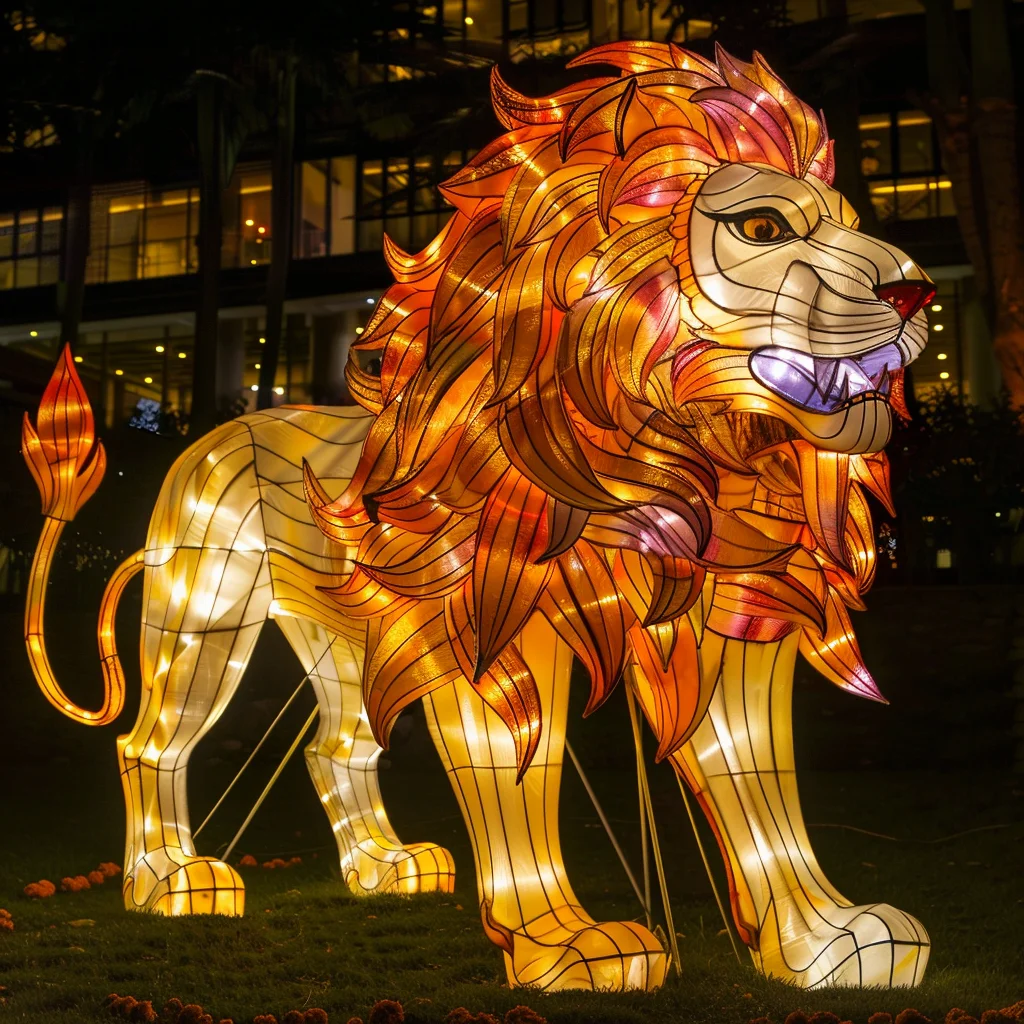 Good Selling IP65 Lanterns Decorative Led Motif Light 3d Chinese Lan