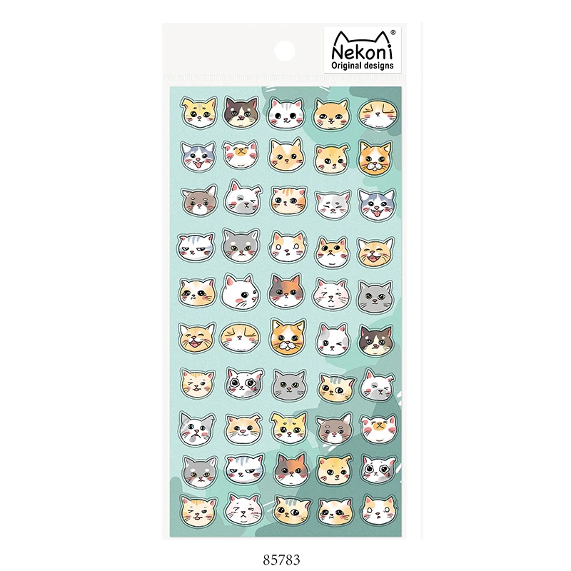 Наклейки для животных Nekoni милые наклейки Kawaii Мультяшные домашних декоративные клейкие на заказ собак