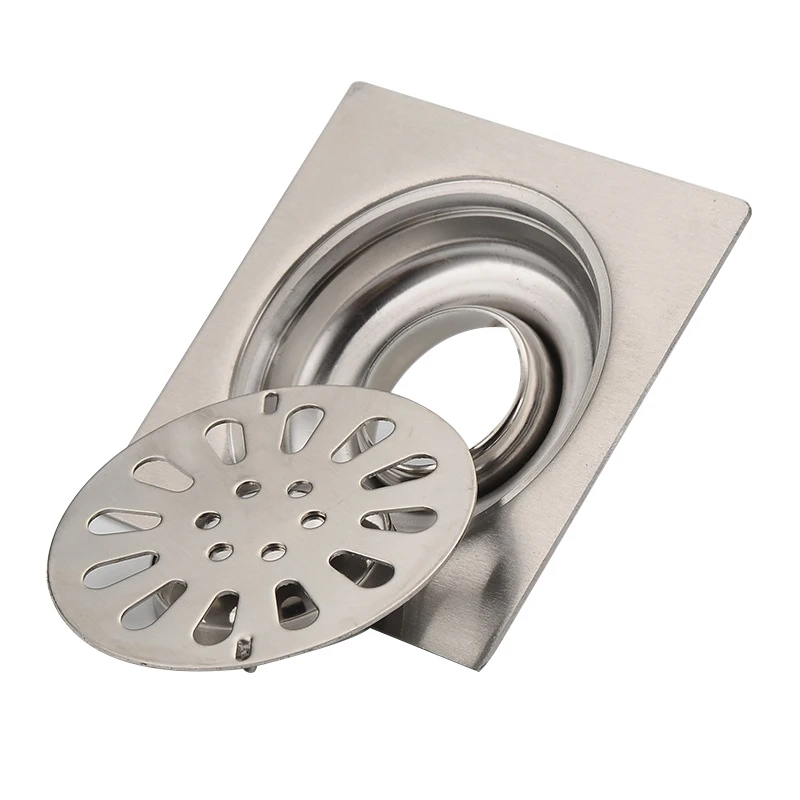 304 Stainless Steel Anti Odor Floor Drain Bathroom Shower Washing Machine Floor Drain