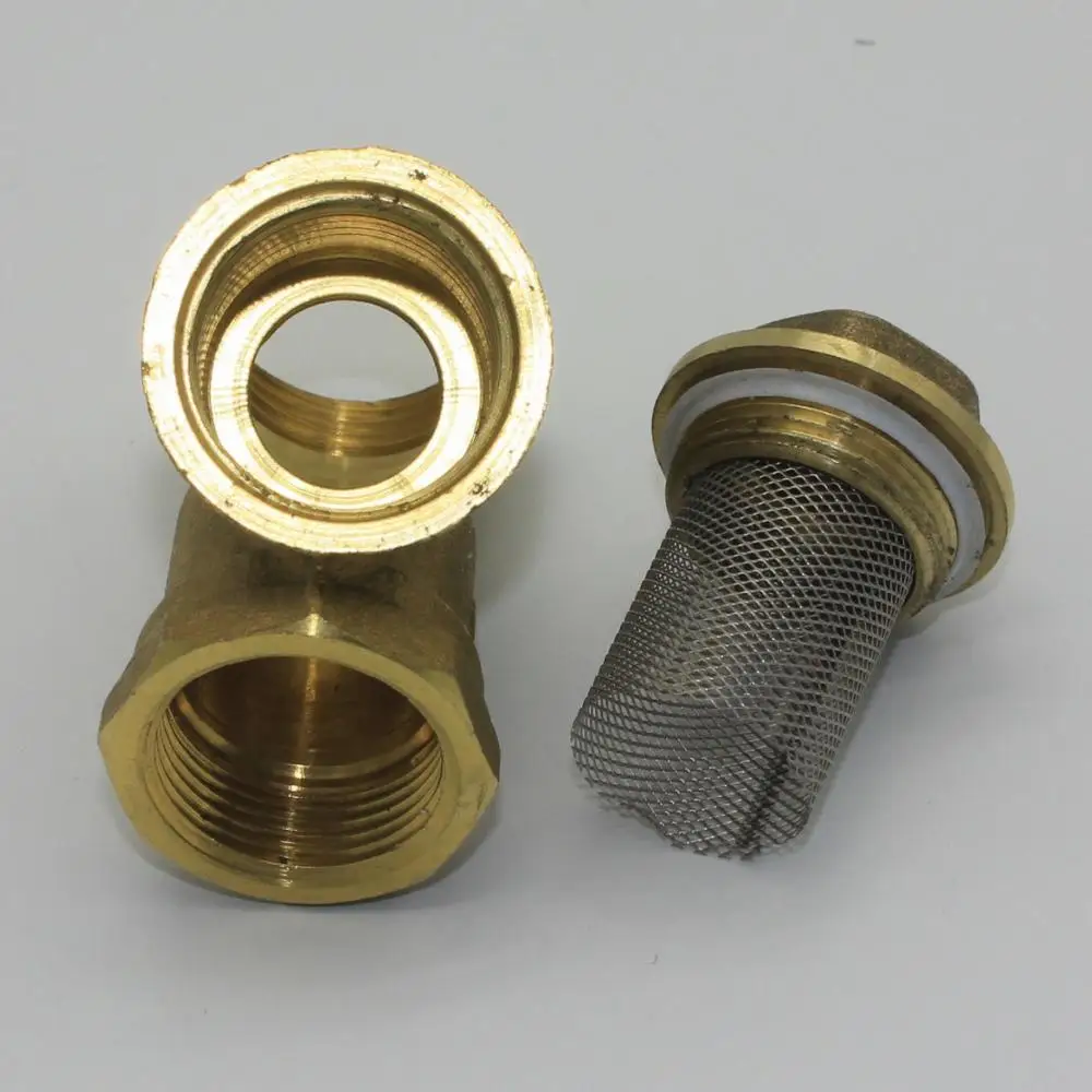 cheaper prices DN15 20 25 32 40 50 Y type brass strainers with stainless steel filter mesh for water