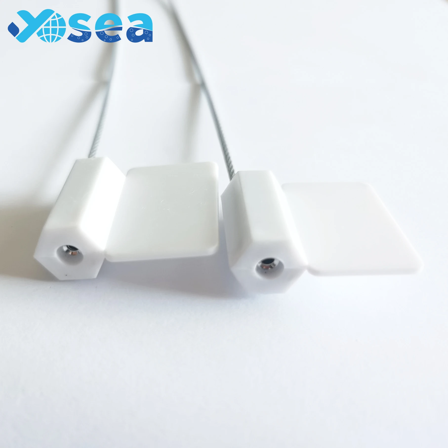 adjustable ez loc security pull tight cable wire seal lock with bar code