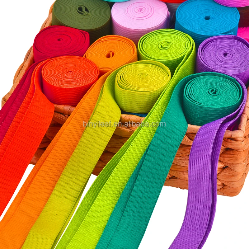 В наличии, 180 + цвета, 1-20 см, вязаная лента из полиэстера на заказ, эластичная лента для вязания талии, для багажа и сумок