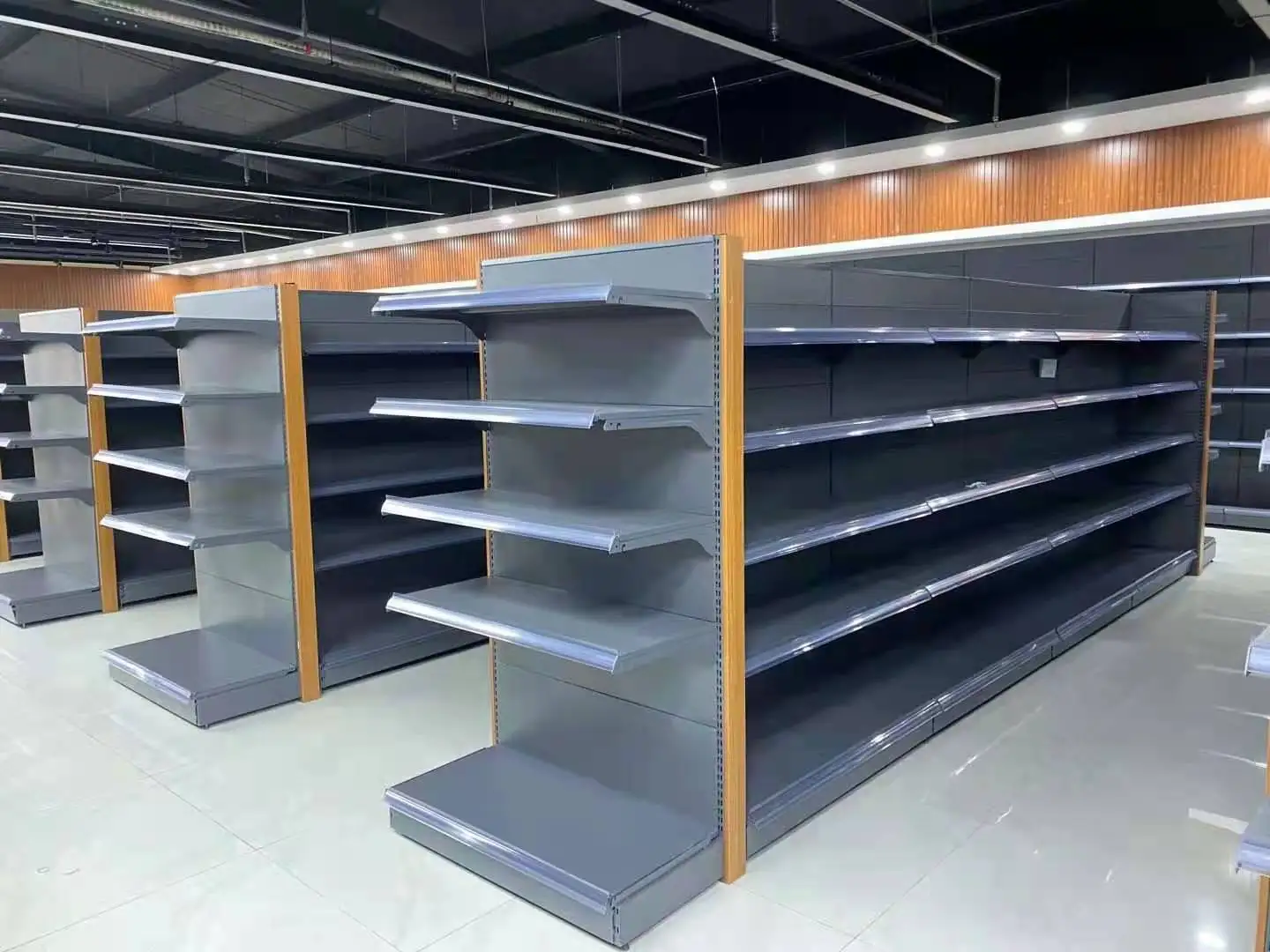 Металлическая полка для супермаркета розничного магазина витринные полки