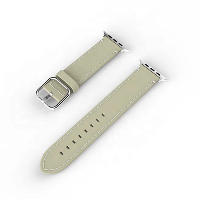 Ремешок из натуральной итальянской кожи для Apple Watch 42 мм 38 браслет на запястье 40/44 бесплатная