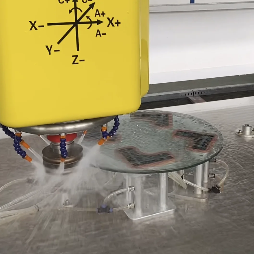 Glass edge grinding and polishing machining center - Yongda