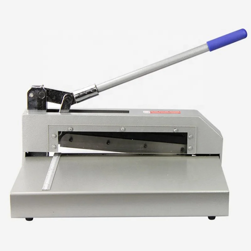 WD-322 High Quality Strength Free Cutting Machine A4 Manual Paper Cutter Machine  Steel Body Craft Paper Cutter Machine