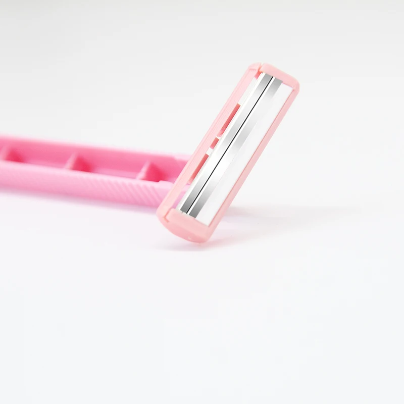 Gememe Widely Used Two Blade Disposable Shaving Razor With Lubricant Strip
