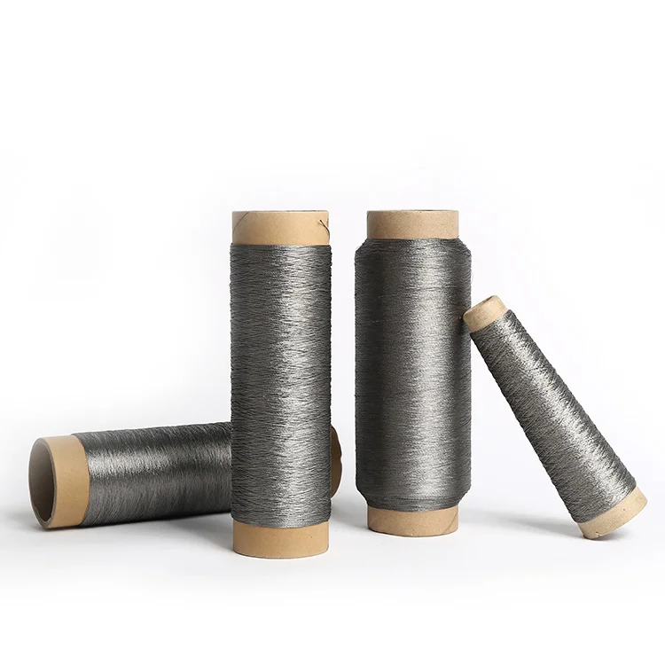 Термостойкая швейная нить из нержавеющей стали, проводящая металлическая волоконная нить, металлическая пряжа