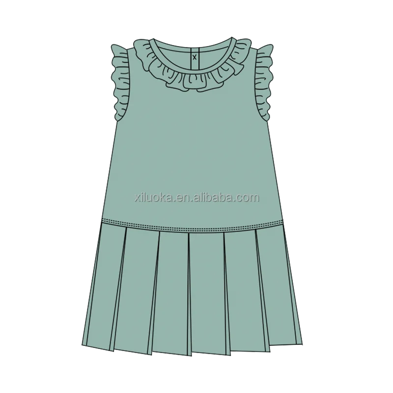 Private Custom high quality Girls Elastic Fitting Yoga sleeveless dresses with safety shorts Nylon Spandex Dancing Active Wear