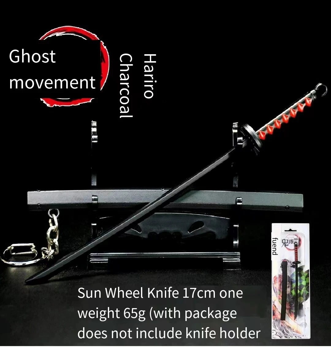 Demon Slayer Katana Pendant Keychain Anime Zoro Sword Weapon Pendant Keyrings Fashion Simulated Cosplay Accessory New Arrival