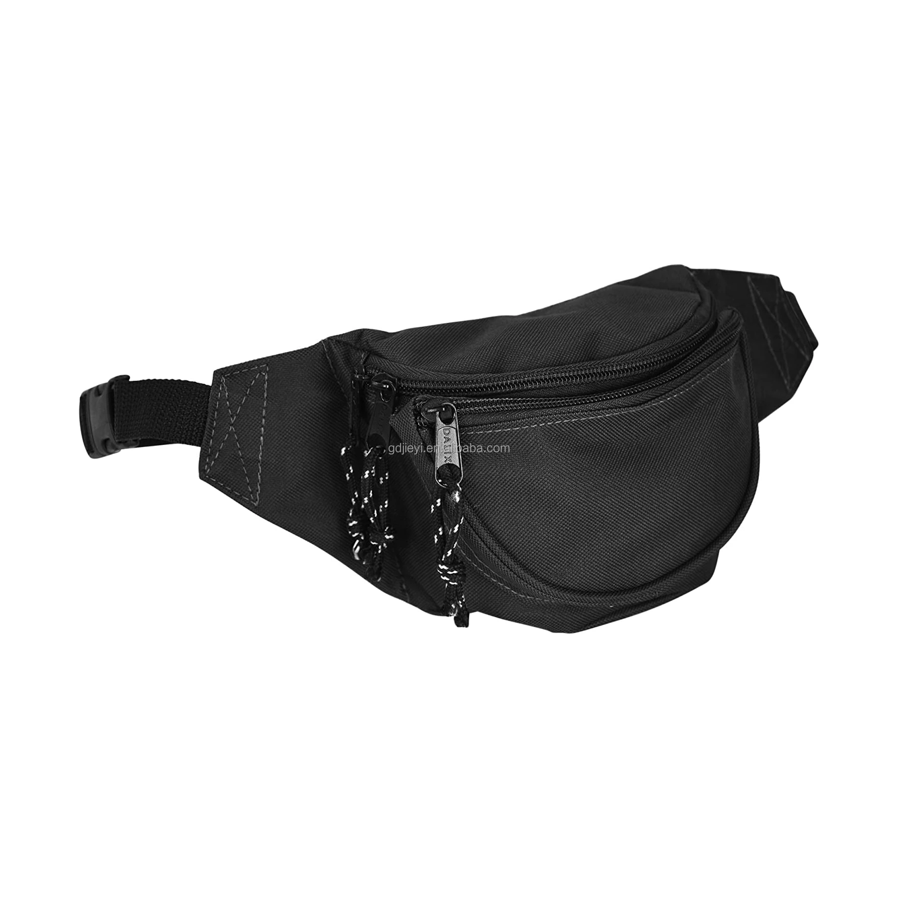 Factory Oem Custom Logo Running Hiking Cycling Fanny Pack Black Bum Waist Bag for men