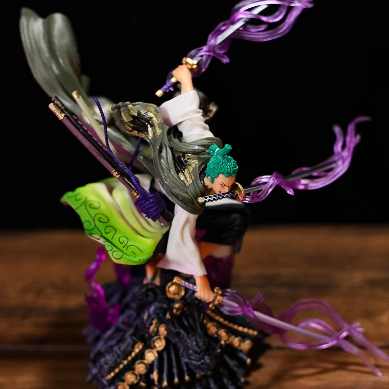 New One Piece Anime Figure GK Roronoa Zoro Three-blade Sa-maximum Manga Anime Statue PVC Action Figure Collection Model Toy