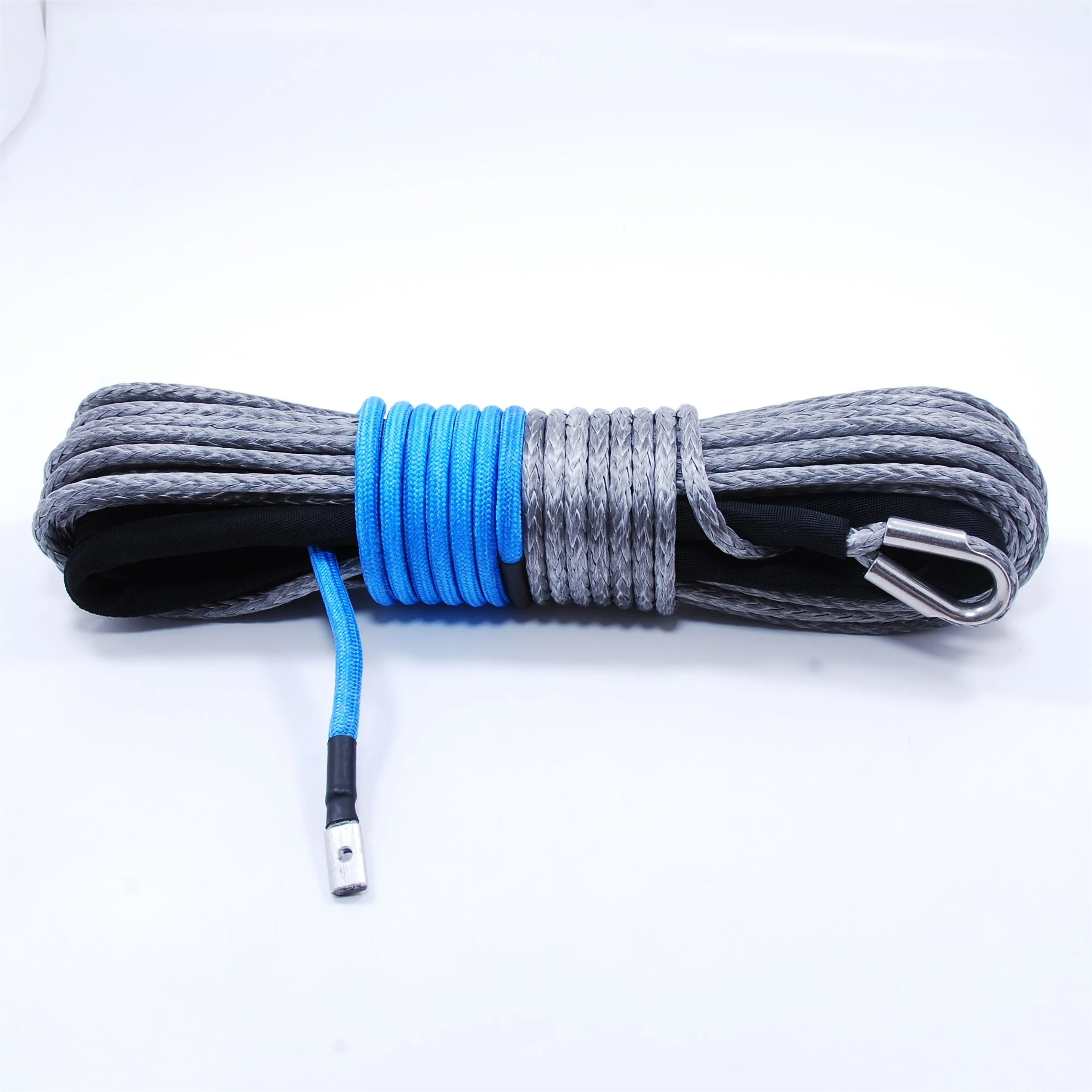 12 Strand Uhmwpe Synthetic Rope Cable For 12v 4x4 Electric Winch