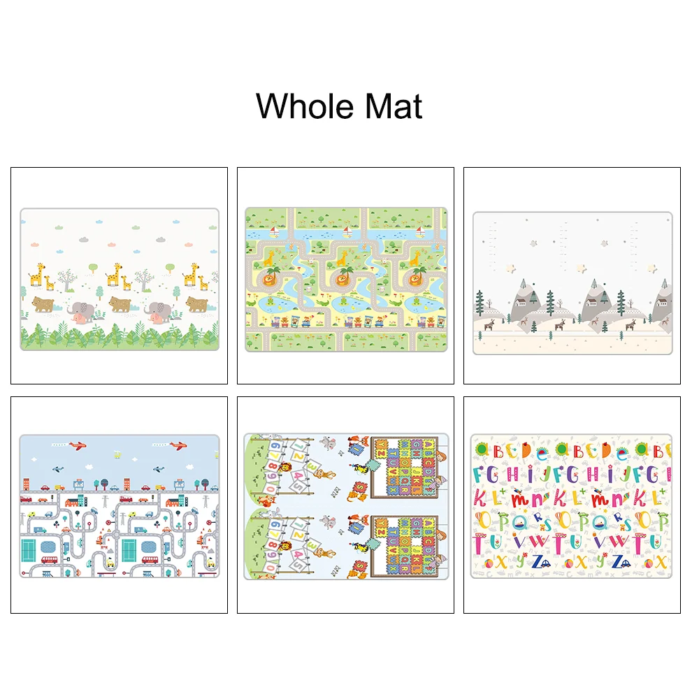 Wholesale Price Activity mat 1cm Thick rubber card game eco friendly baby play mat for children