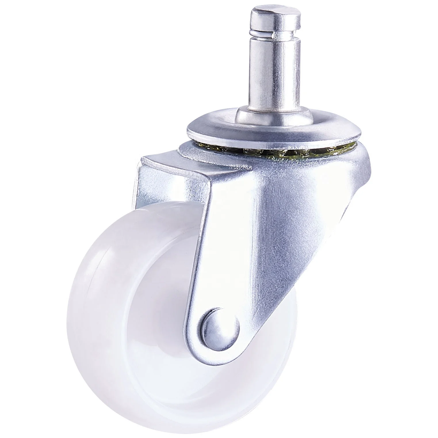 Factory 2 Inch 50mm Fat heavy duty Universal Furniture Nylon PP Caster Wheel with Plug Castor Wheels Swivel Without Brake