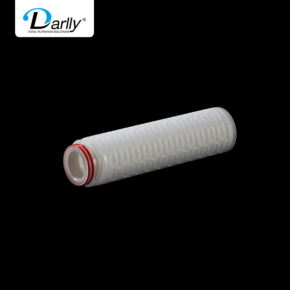 End cap 222/226 PP pleated membrane filter 5 micron for RO system column cartridge