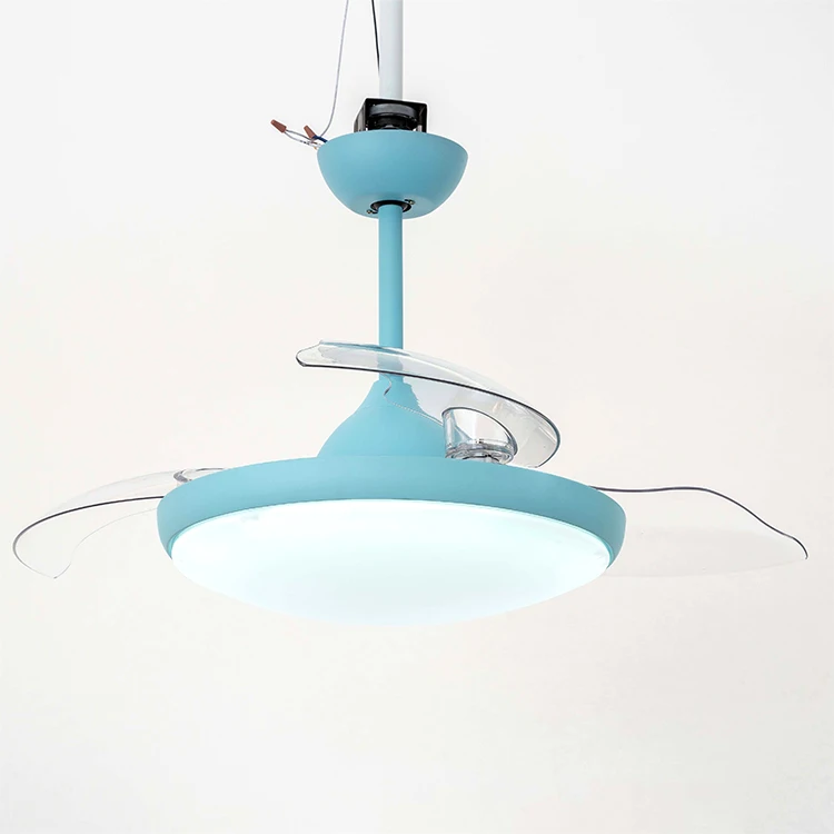 Home Appliance Decorative Ceiling Fans Hidden Blades Ceiling Fan LED Lamp
