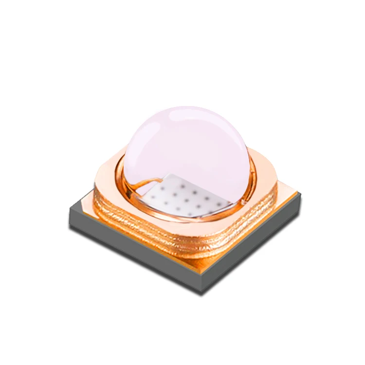 led factory custom 60deg Glass lens 3939 size SMD Epileds 56mil chip 5W UV 365NM 370NM LED diode
