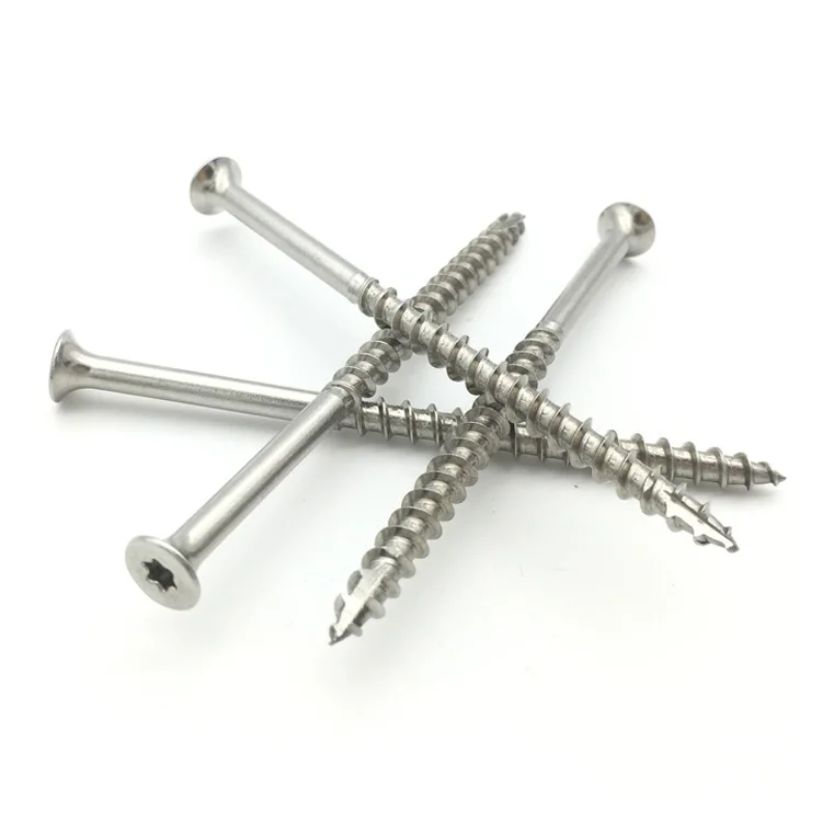 YH Oval Head Countersunk Head Torx Type17 316 Stainless Steel Deck Screws for Composite Wood