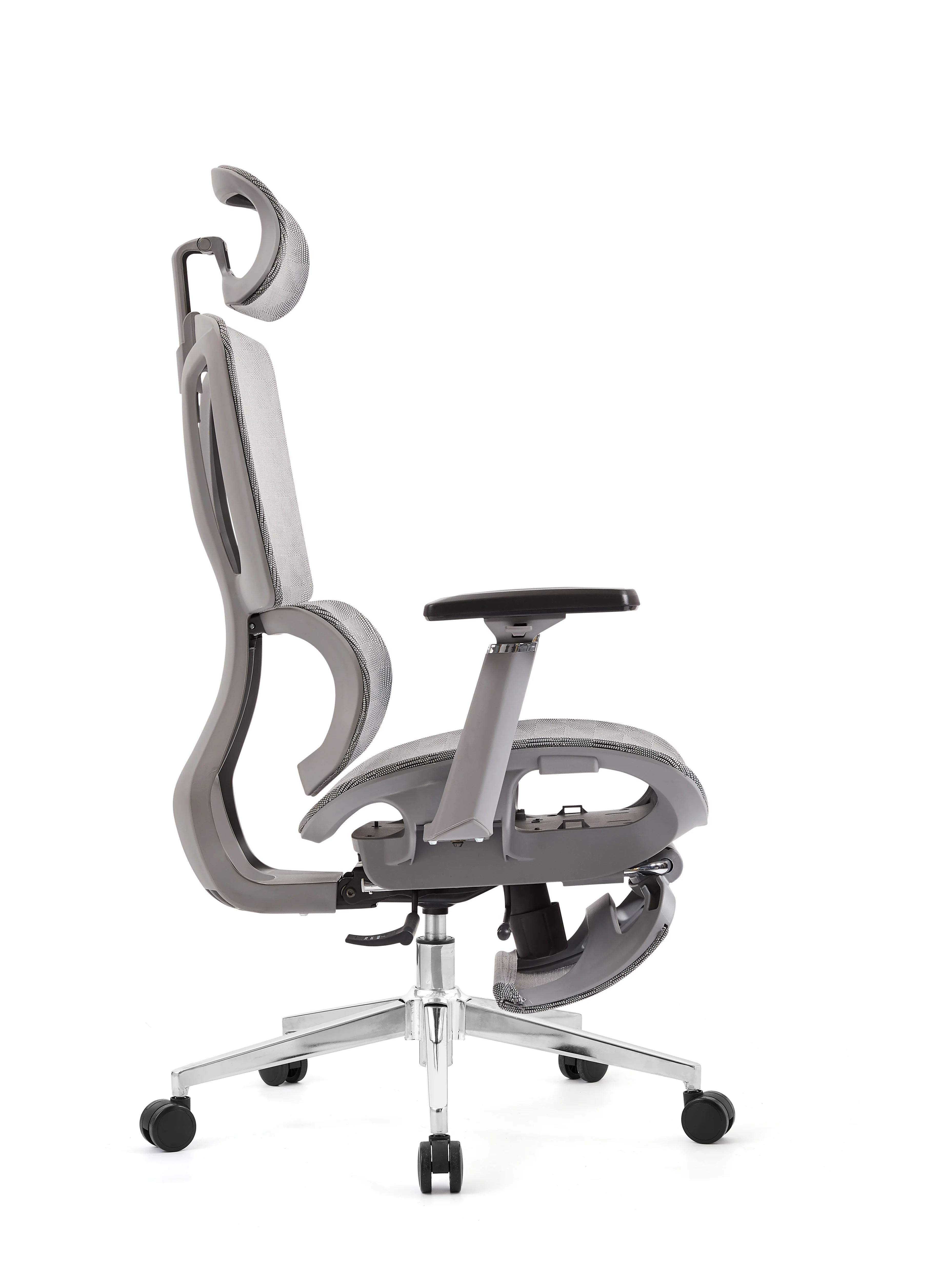 Lumbar Support Modern Ergonomics Ergonomic Mesh Game Office Chair with Perforated Hollow Seating