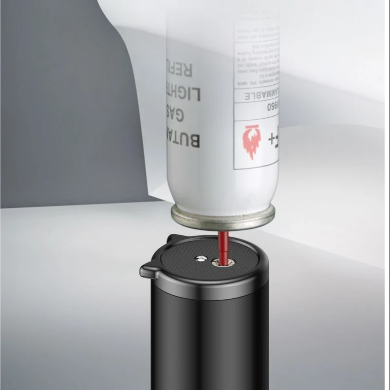 GF-917 new product powerful refill windproof jet metal ray gun shape butane gas torch lighter