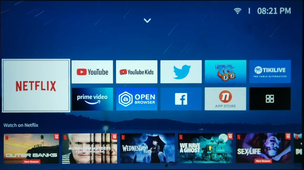 2023 T7 Max Home Cinema 800 ANSI Lumens Overhead Projector with Linux TV  Google Certificate Netflix 4K 30fps Beamer 3D