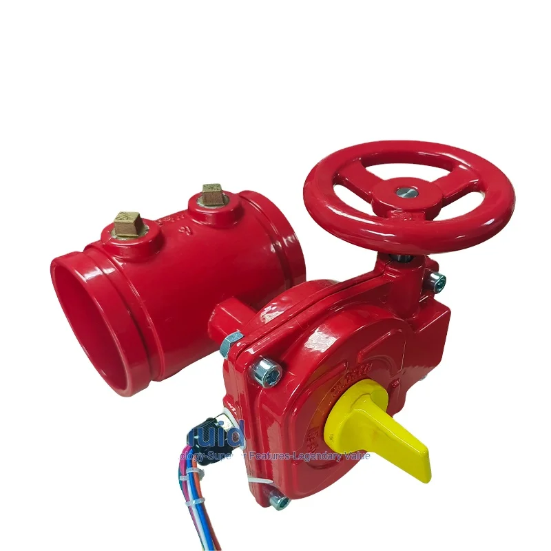 Factory Supply DN100 4inch Fire Fighting Fire Hydrant Grooved Manual Butterfly Valve