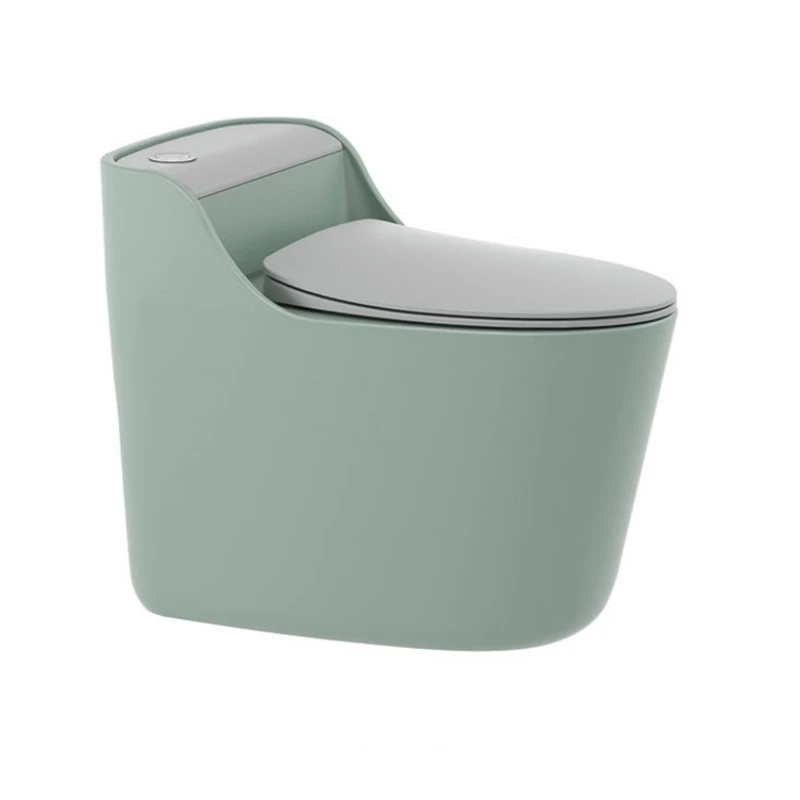 Bright Colored Wc One Piece Egg Shape Toilet New Model 2024 Wc Toilets