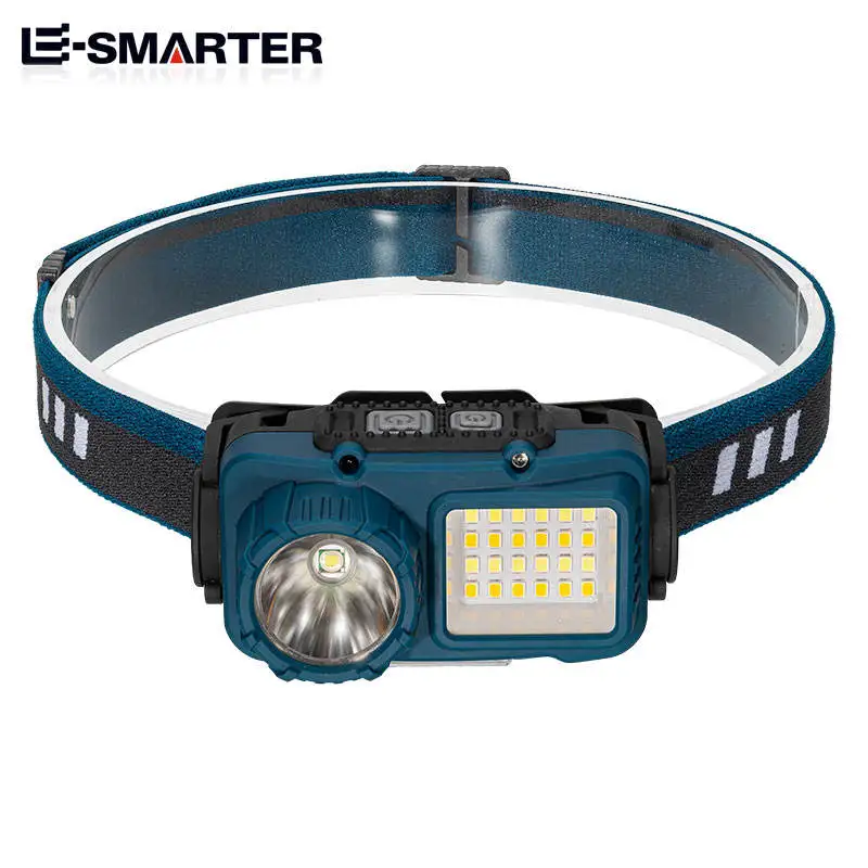 Headlight Waterproof Torch Camping Fishing Hunting 18650 Usb Rechargeable Cob Headlamp