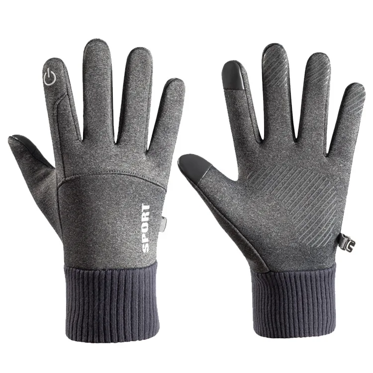 Touch Screen Men Cycling Gloves Waterproof Winter Bicycle Gloves Riding Scooter Windproof Outdoor Motorcycle Ski Bike Warm Glove
