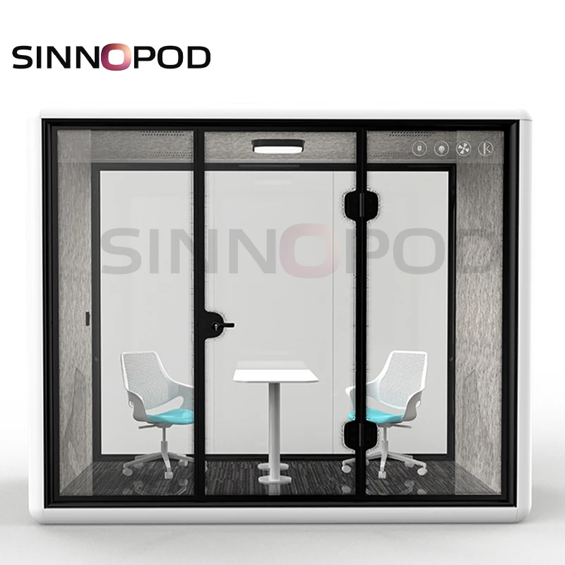 Fast delivery Portable Acoustic Office Phone Booth Sound Proof Pod Acoustic Soundproof Meeting Study Work Office Pod