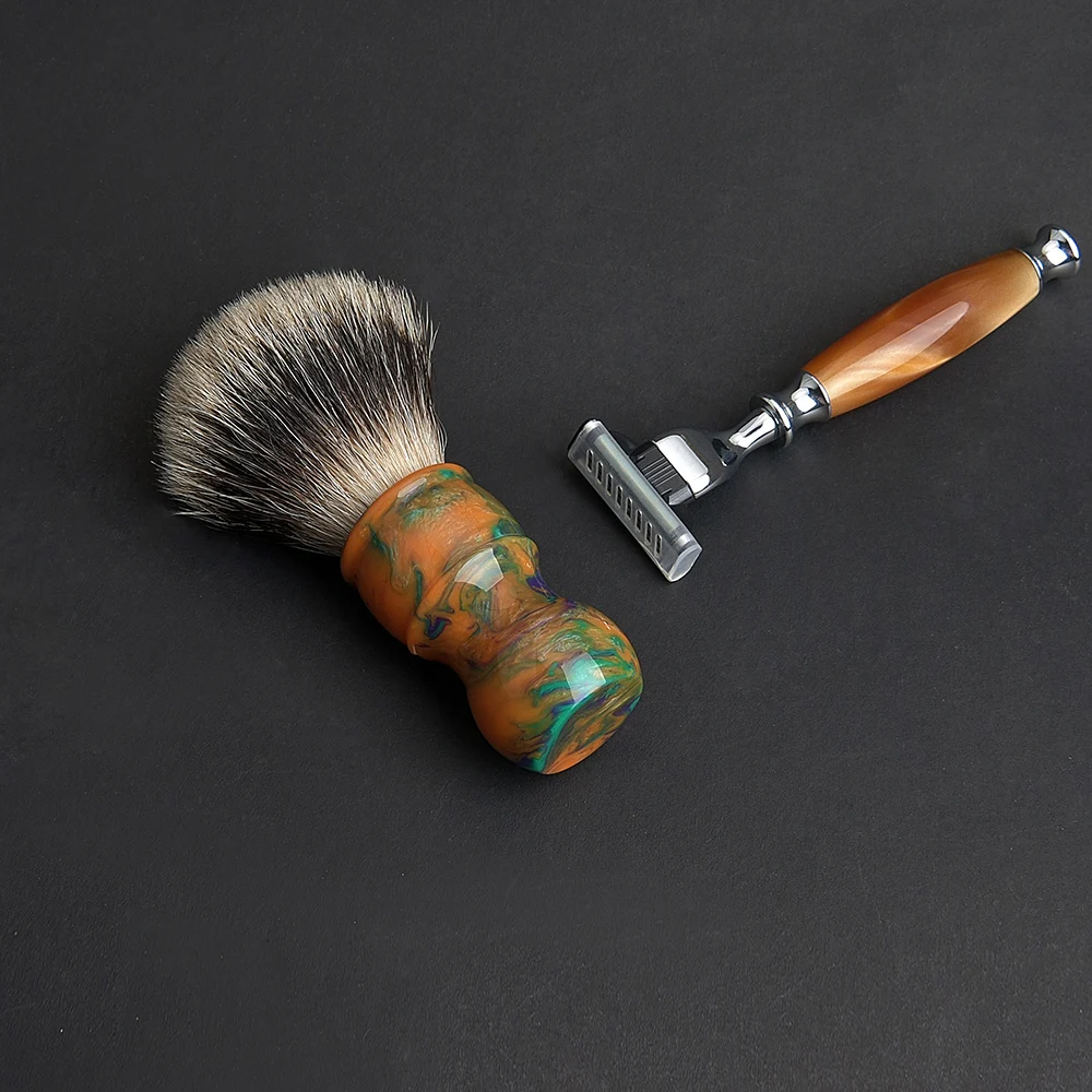 Wholesale High Quality Handmade Badger Shaving Beard Brush Private Label For Mens Grooming