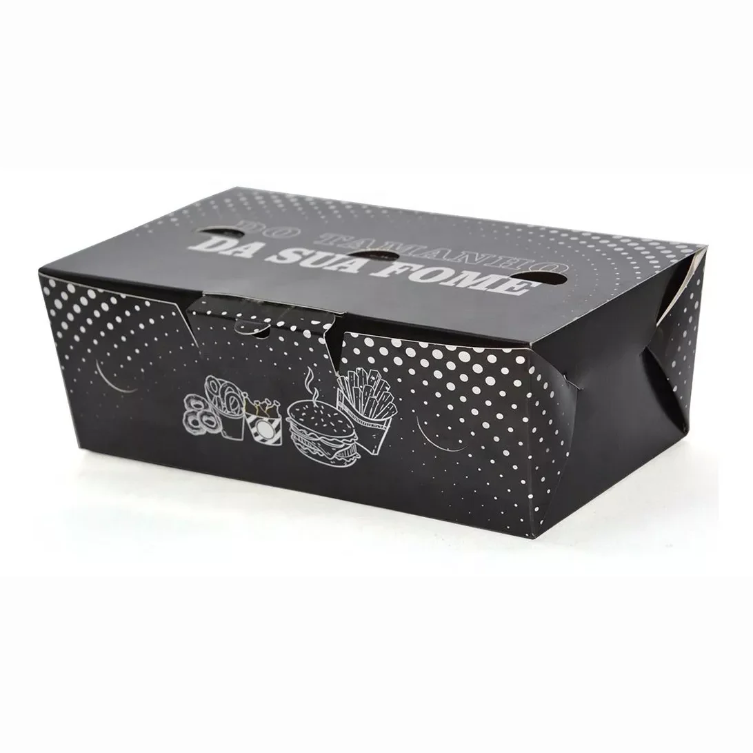 Cheap Price Paper Fried Chicken Box Fast Food Packaging Chicken Nesting Chicken Wings Packaging Box