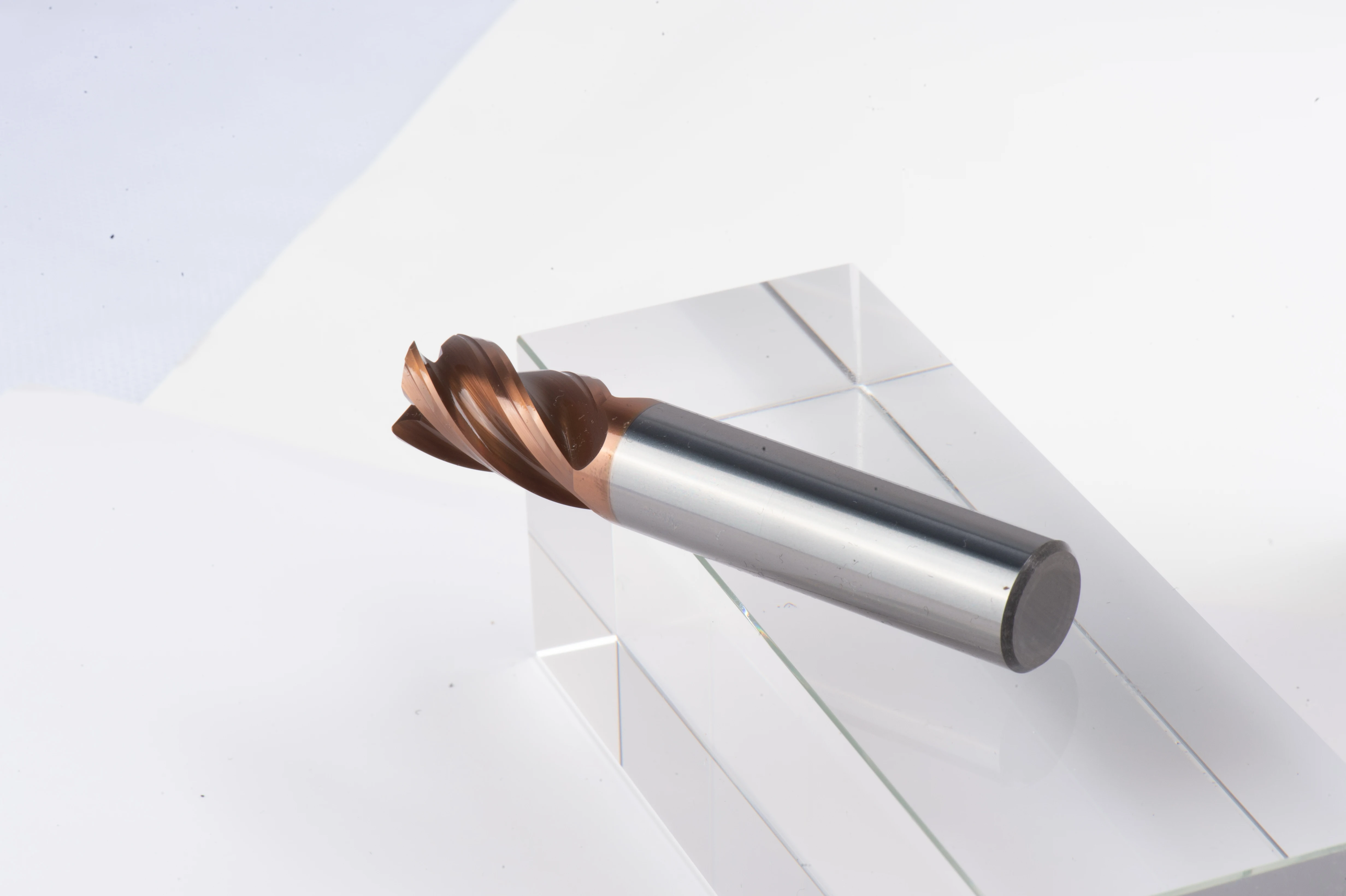 HRC65 CNC Lathe Process Cutter Carbide Four Flutes Flat Head Milling Cutter Tungsten Metal End Mill Cutting Tool for Alloy Steel