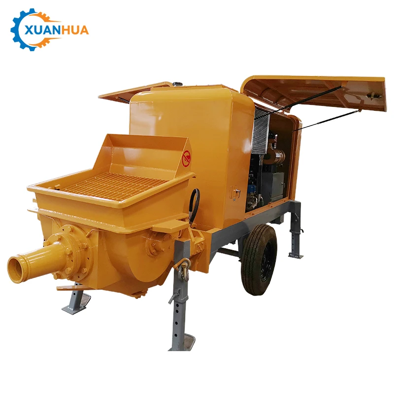 cheap price small mobile hydraulic diesel concrete pump truck for sale