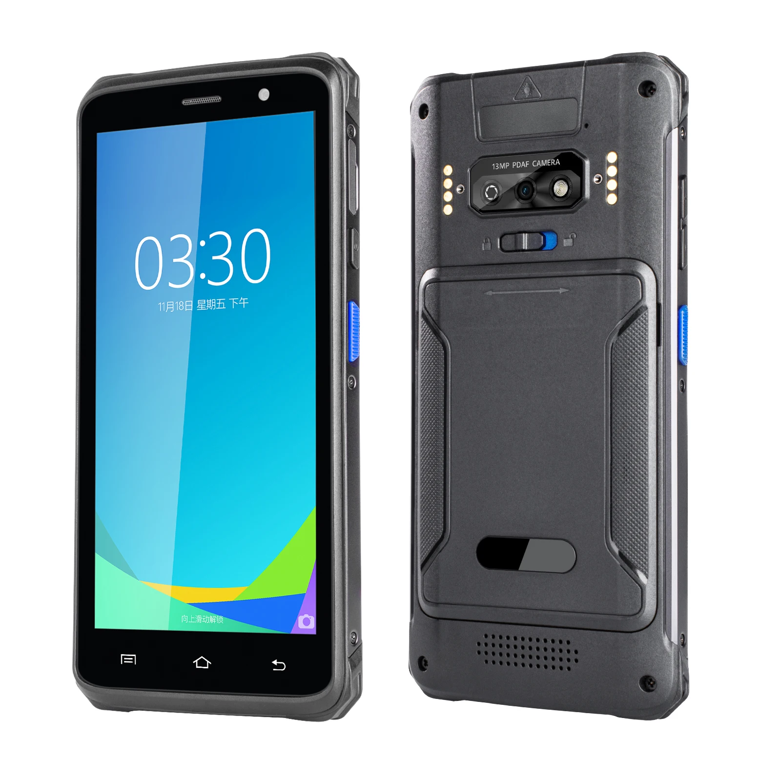 64GB+6GB Large Memory Android 10 Industrial Multi-Scenario Application Handheld Device 5.5-inch HD Full Screen Mobile Computer R