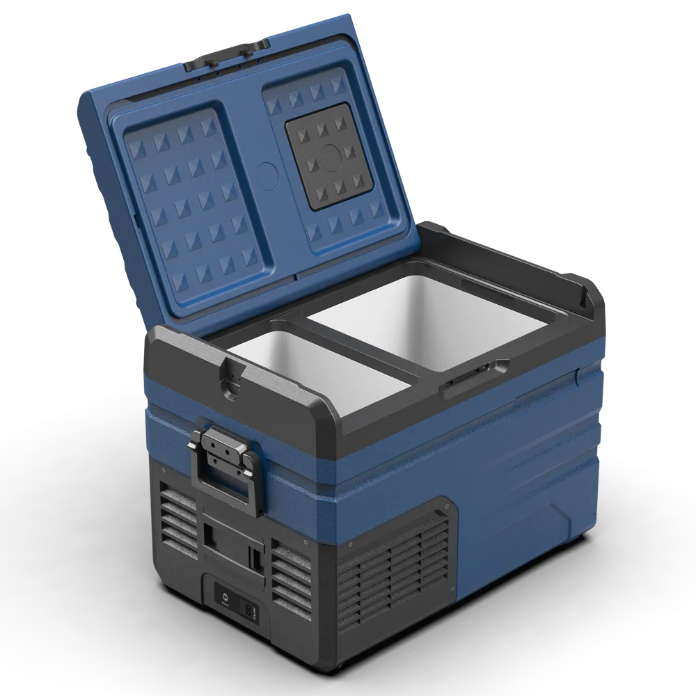 TB35 portable electronic control camping mobile car fridges 12v dc temperature controlled car starter mini refrigerator