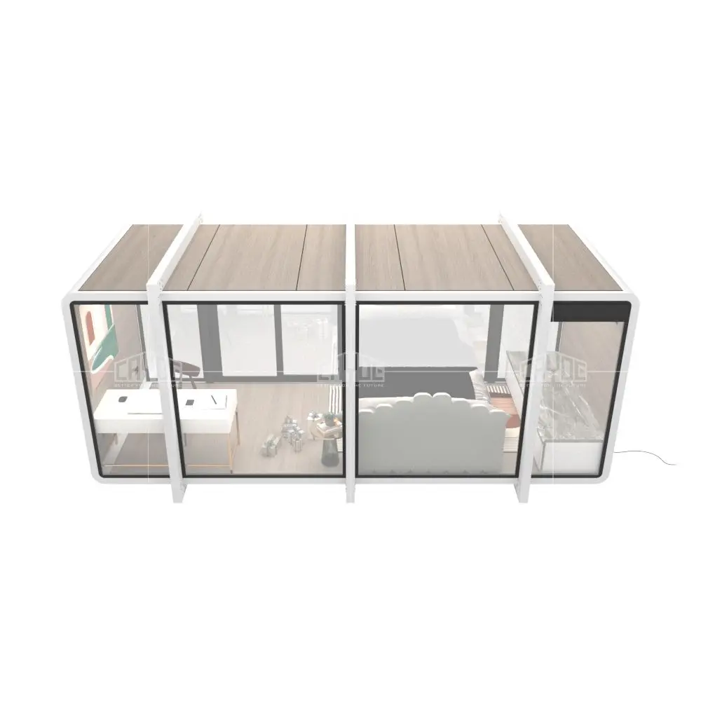 Роскошный сборный дом деревянный портативный контейнер для хранения модульный