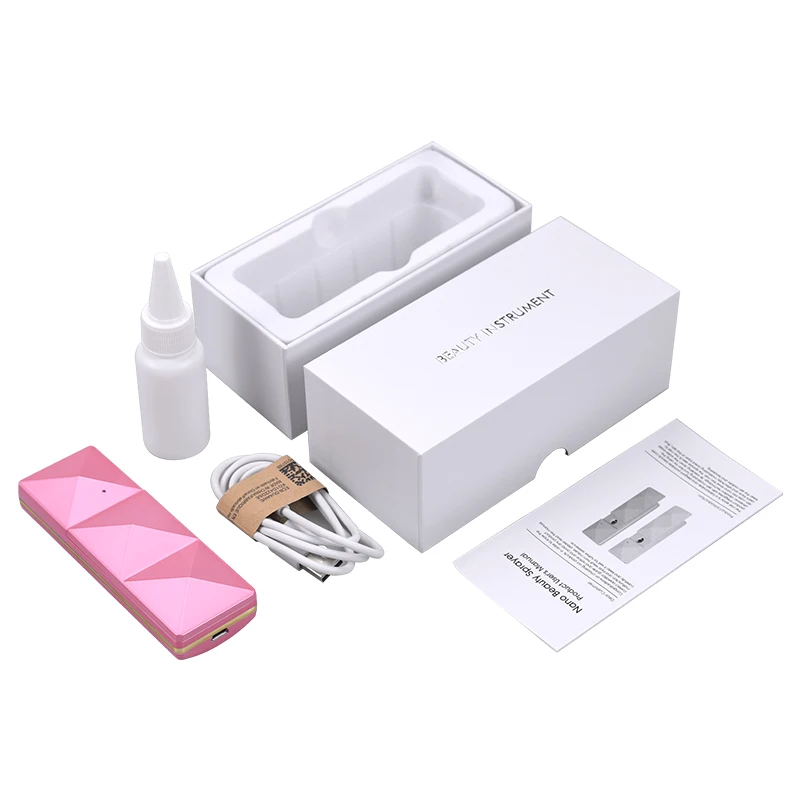 New Design Pink Nano Spray Device White Moisturizing Nano Handy Mist Spray facial mist sprayer