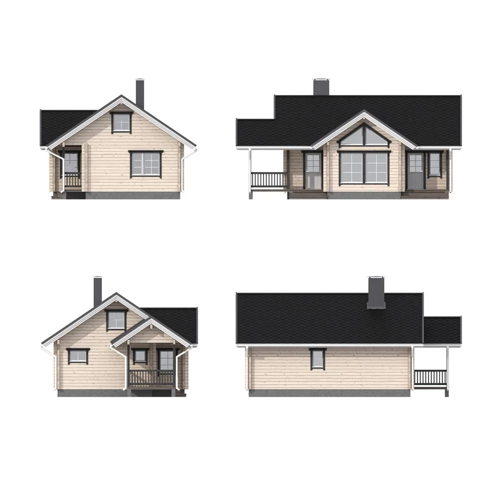 personal design wooden prefab house for living cheap villa high quality green house building easy assemble homes for holiday