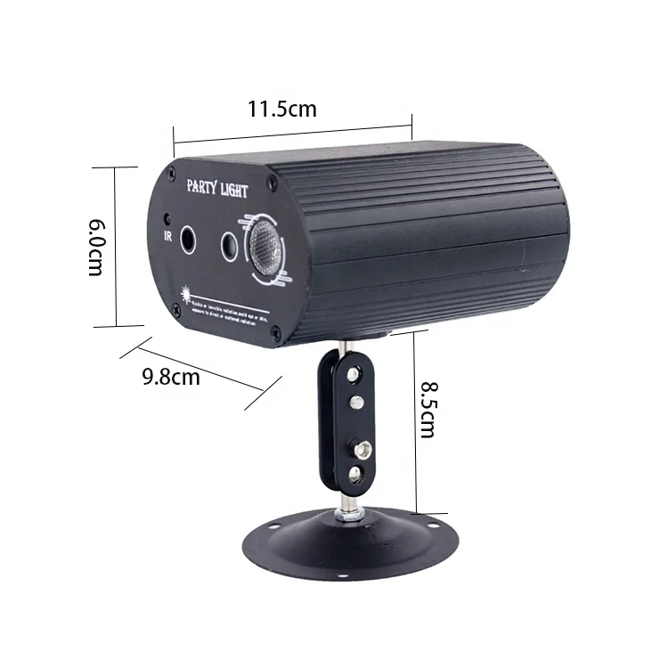 Sound Activated LED Background Laser Party Lights Xmas DJ Disco Party Lights with Remote