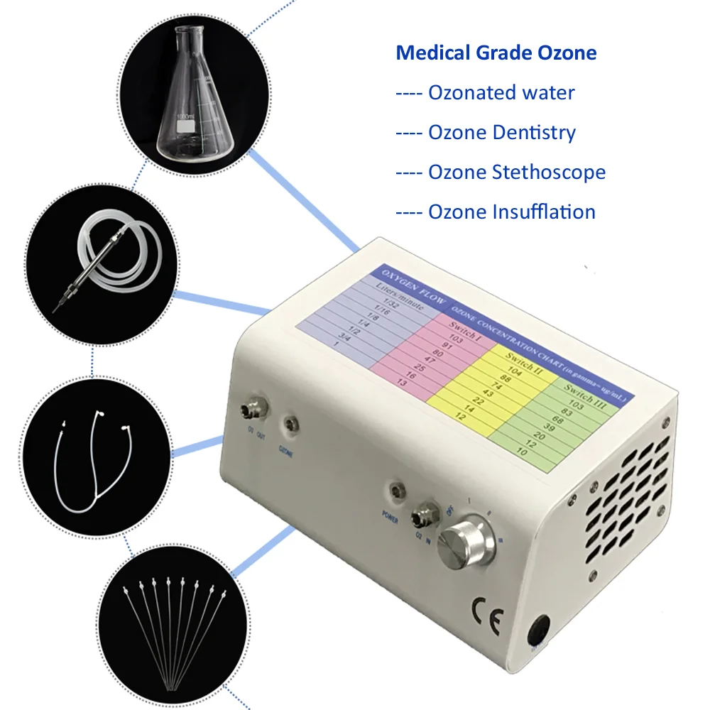 Набор для прямотального высушивания озона, медицинское устройство для озона, высокоточный генератор озона, длительный срок службы Aquapure