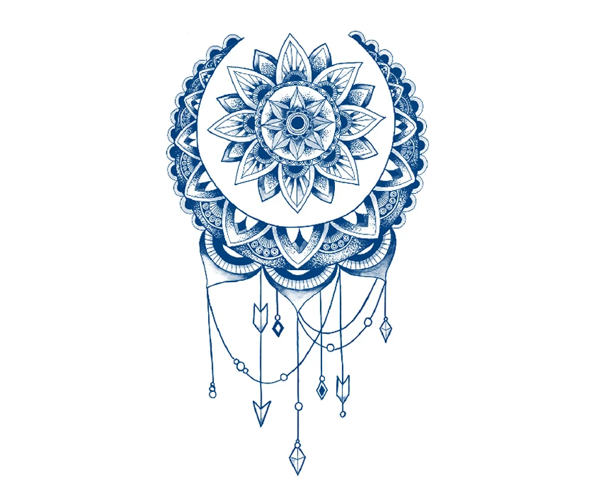 Direct Manufacture Tattoo Henna Sticker Wolf Temporary For Women Nontoxin And Washable Non Toxic Letters Numbers