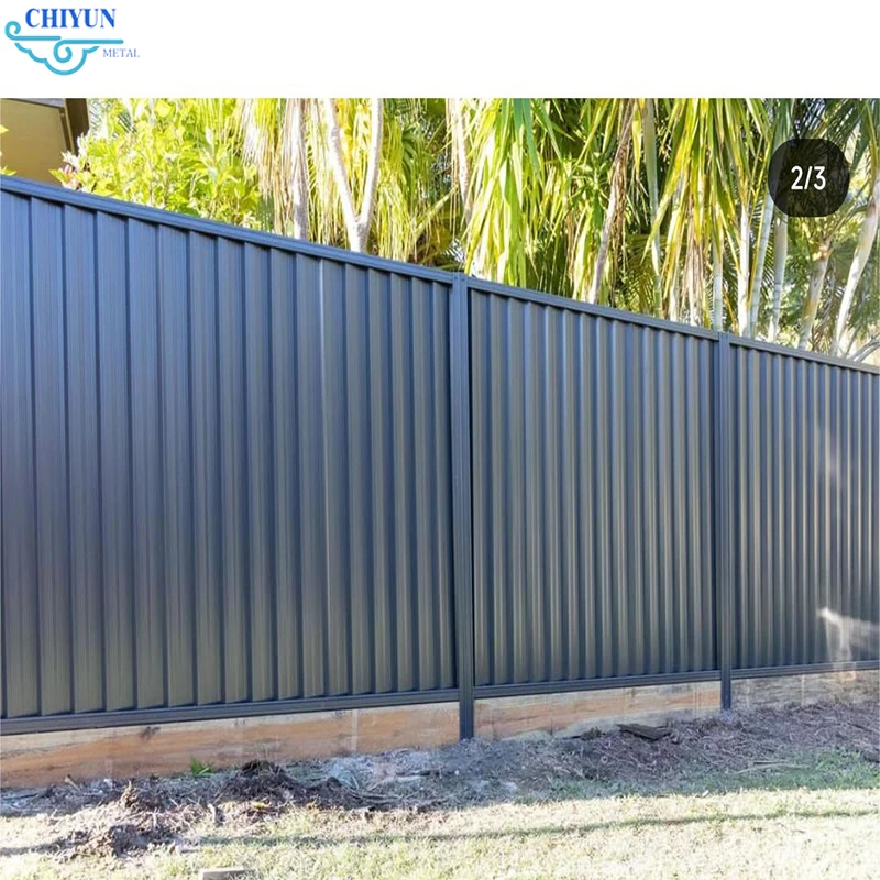 Customizable Modern Style Aluminium Garden Fence Easily Assembled Security Slat Boundary Wall Outdoor fence