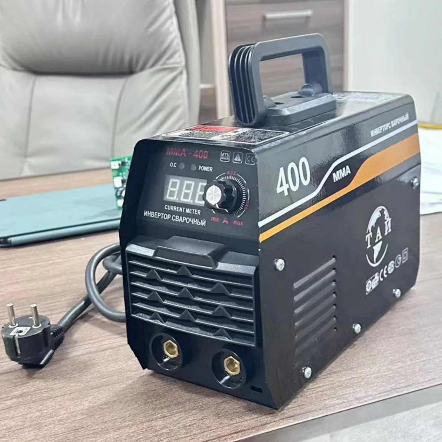 2024 New Easy Arc Ignition Soldadora Inverter Welding Machine High Current Welding Machine Mma-400 Zx7  Amp Mma Welding Welders