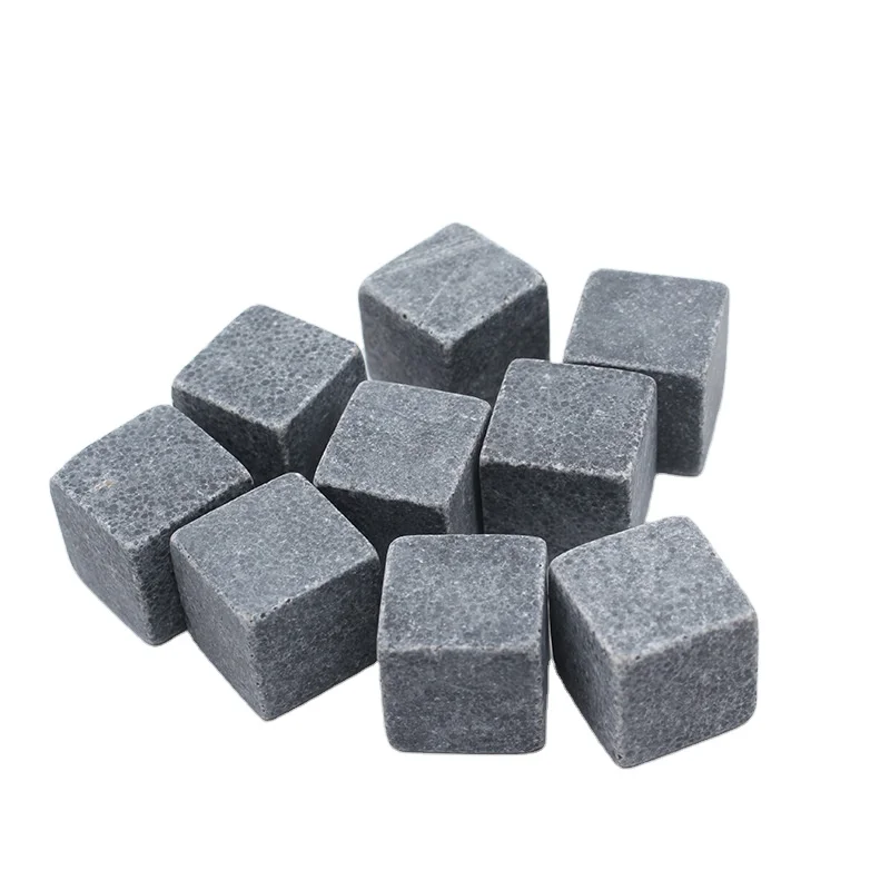 Bar Accessories Friends and Family Atmosphere Party Drinking Ice Cubes Easy-to-Carry Marble Ice Cubes for Whiskey and Red Wine